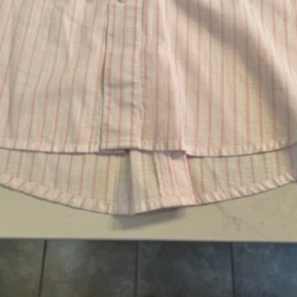 XS Tart Bat Wing Shirt in Pink and White stripes - Picture 5 of 14